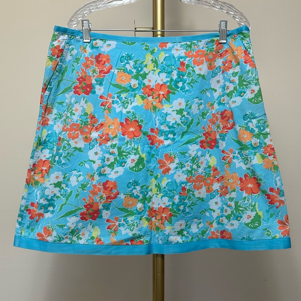 Sweet floral print L. L. Bean Skirt
